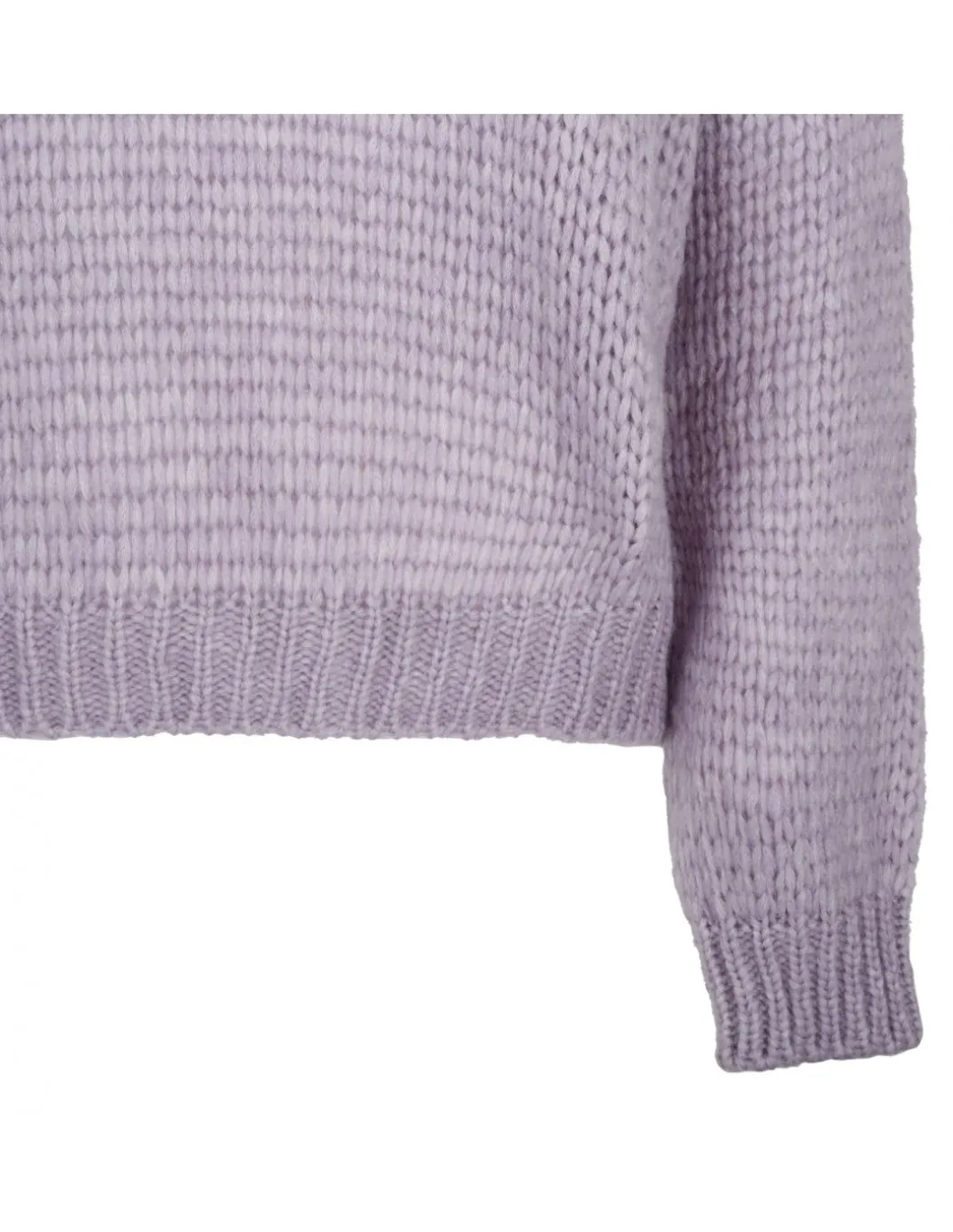 Lilac alpaca blend sweater