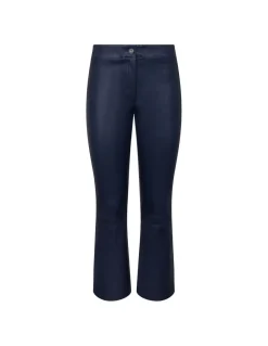 Lively stretch leather pants