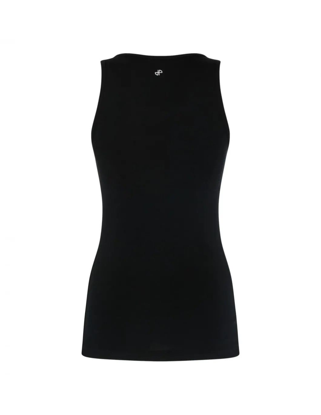 Logo black tank top
