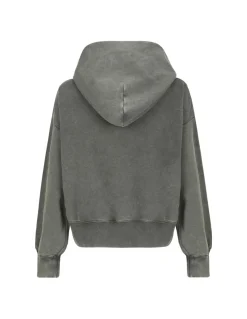 Logo cotton jersey hoodie