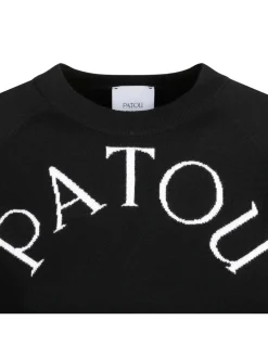 Logo jacquard sweater