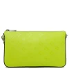 Loubila fluo yellow pouch