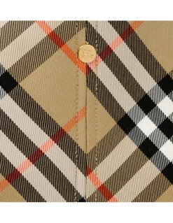 Medium check tote