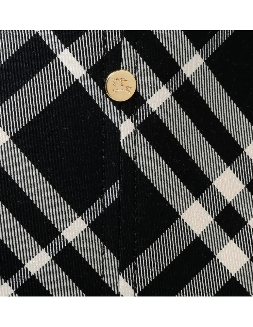 Medium check tote
