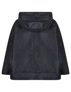 Midnight blue tech fabric jacket