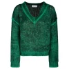 Mint green alpaca blend sweater