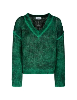 Mint green alpaca blend sweater