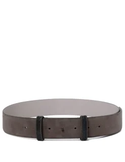 Monili leather belt