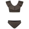Montaigne taupe bikini set