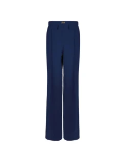 Oltremare blue crepe pants