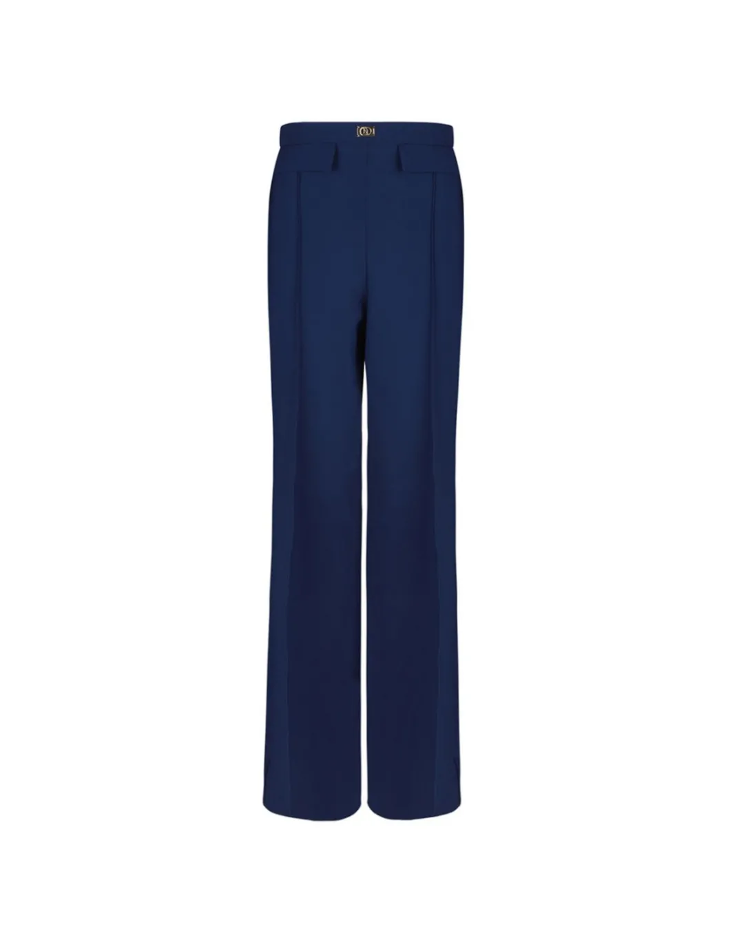 Oltremare blue crepe pants