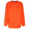 Orange merino wool sweater