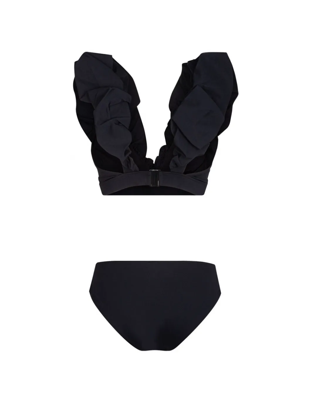Palazzo black bikini set