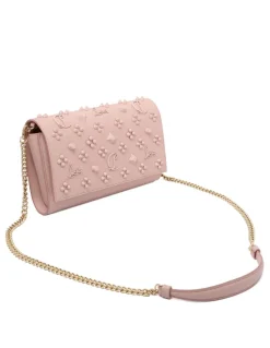Paloma leather clutch