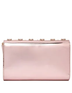 Paloma specchio leather clutch
