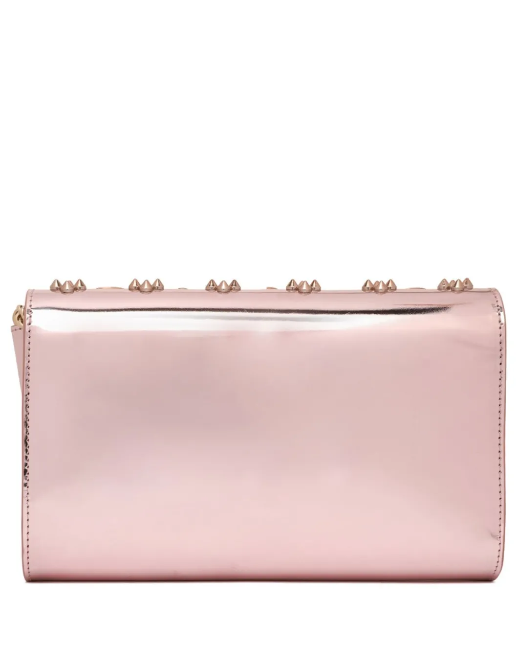 Paloma specchio leather clutch
