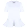 Peplum white T-Shirt