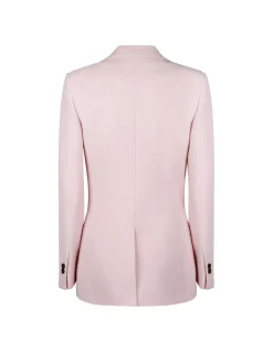 Pink wool blazer