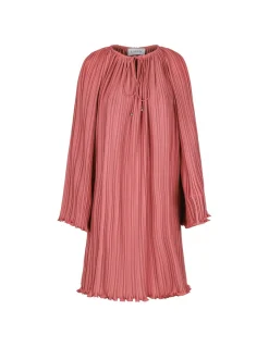 Pleated knee length dress