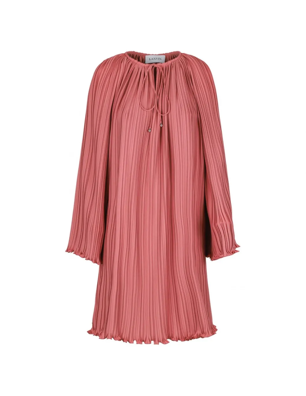 Pleated knee length dress