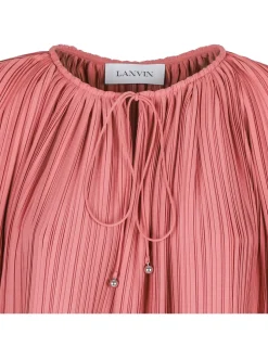 Pleated knee length dress
