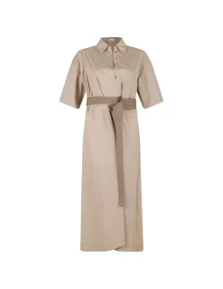 Poplin shirt dress