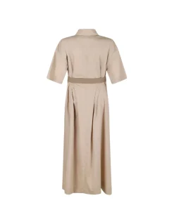 Poplin shirt dress