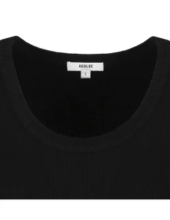 Poppy black tank