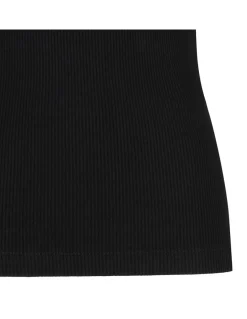 Poppy black tank