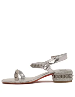 Pyrasand 30 specchio leather sandals