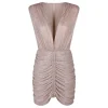 Rampling metallic jersey mini dress
