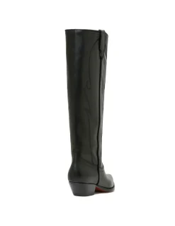 Rancho black leather boots