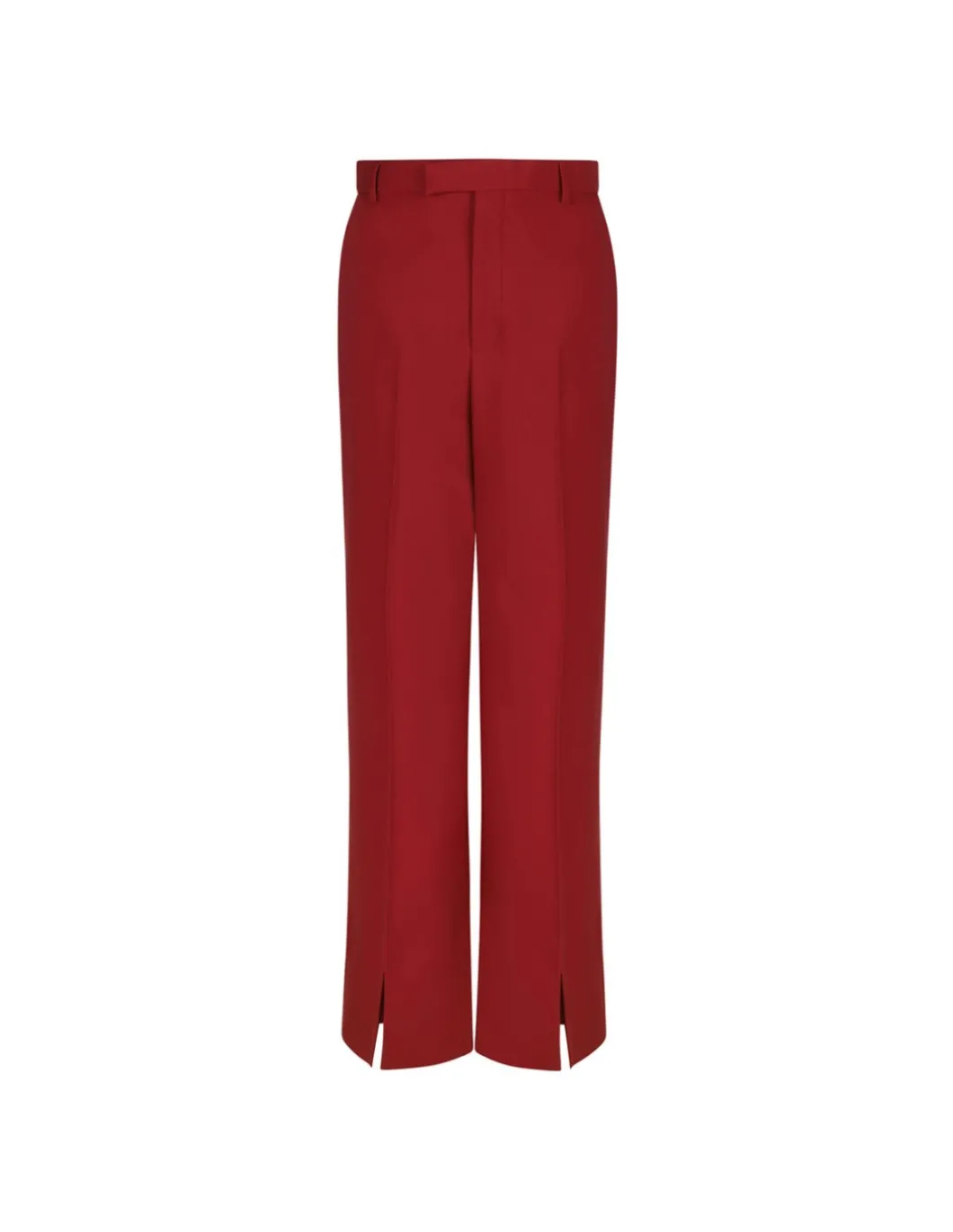 Red light wool pants