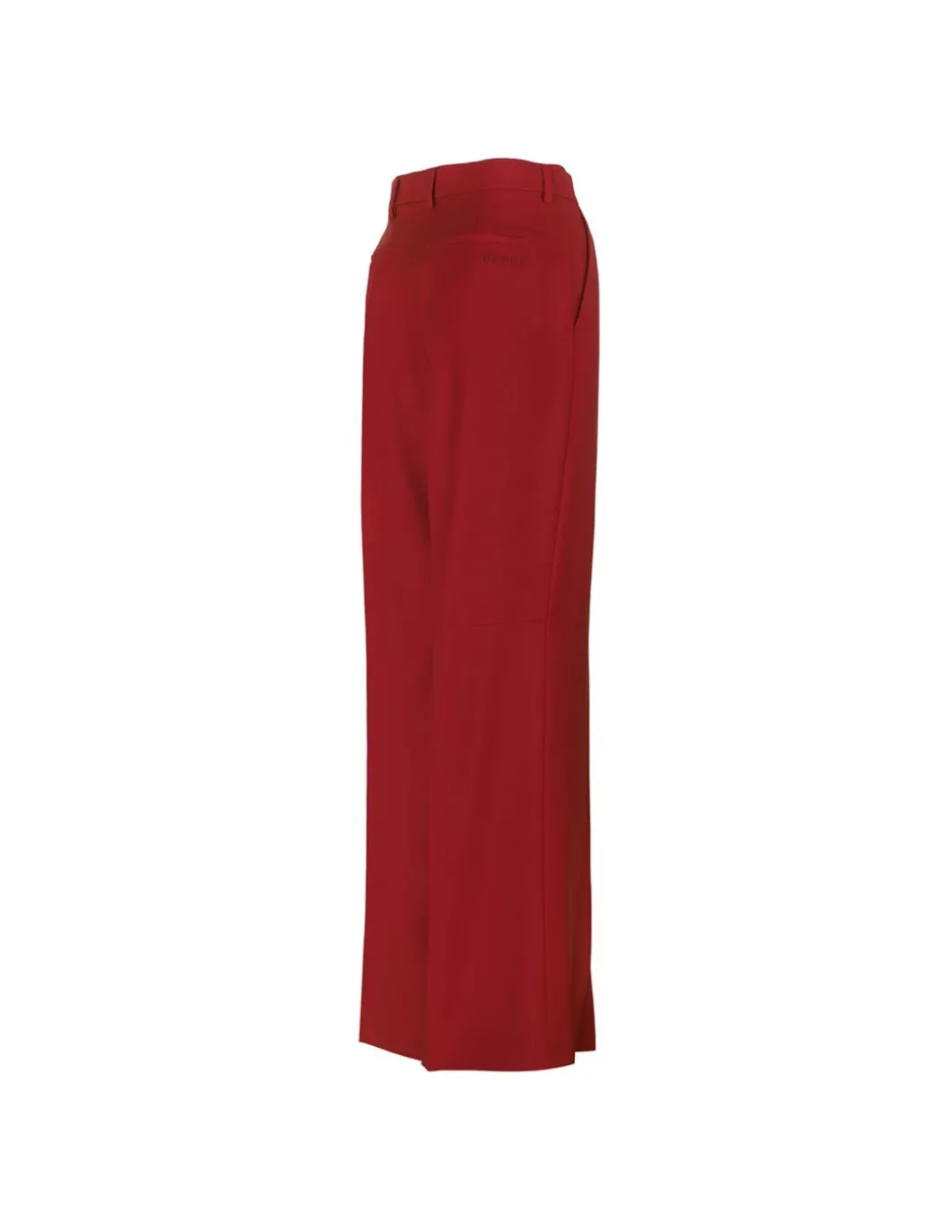 Red light wool pants