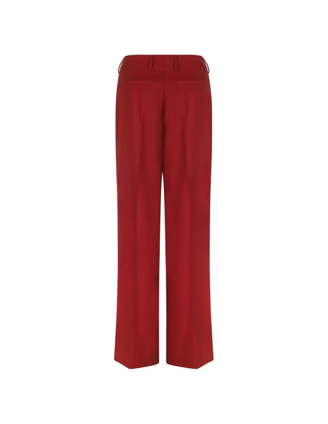 Red light wool pants