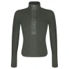 Rib cotton jersey top