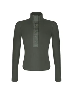 Rib cotton jersey top