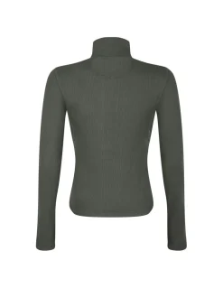 Rib cotton jersey top