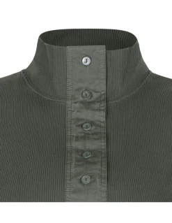 Rib cotton jersey top
