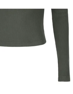 Rib cotton jersey top