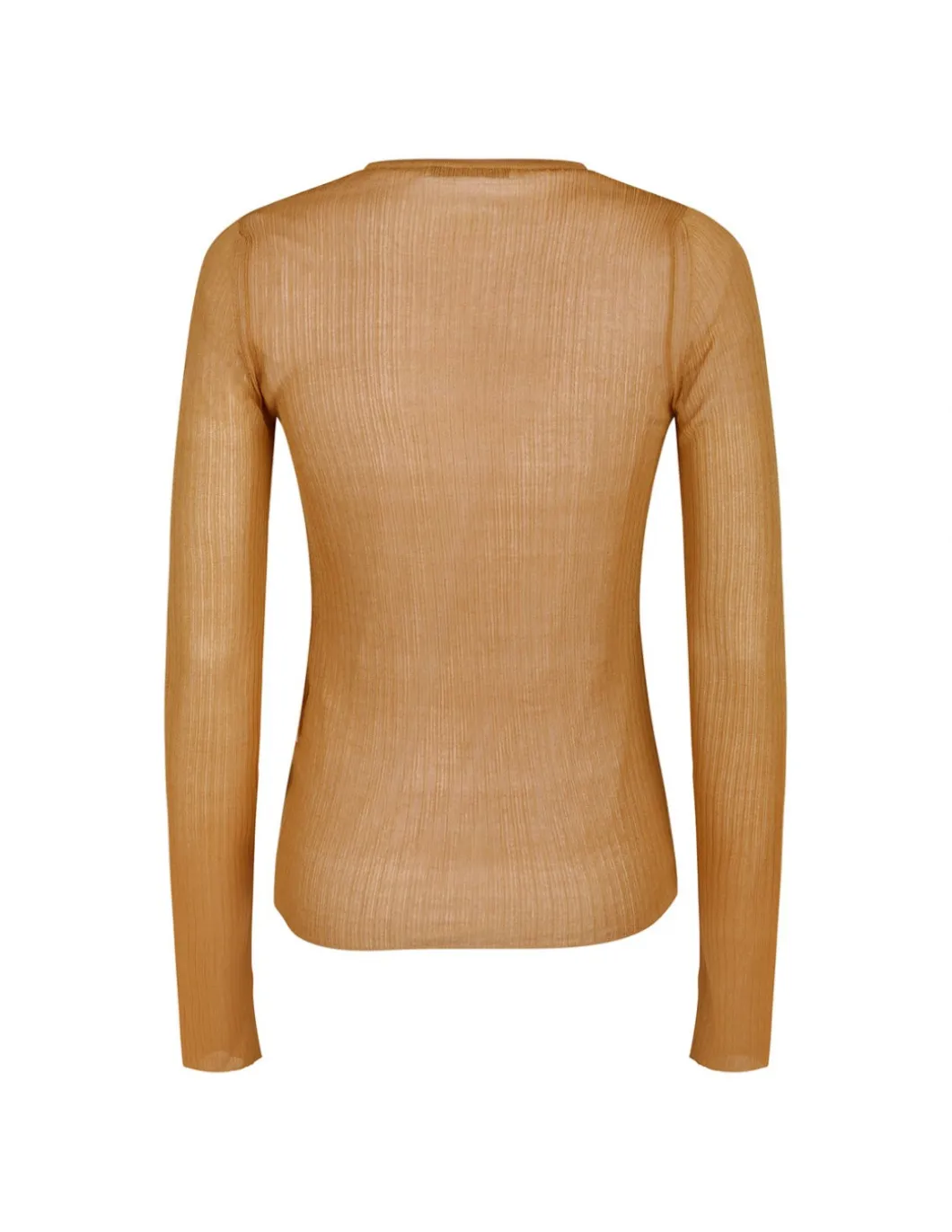Ribbed silk top