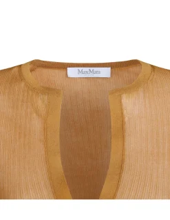 Ribbed silk top