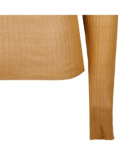 Ribbed silk top