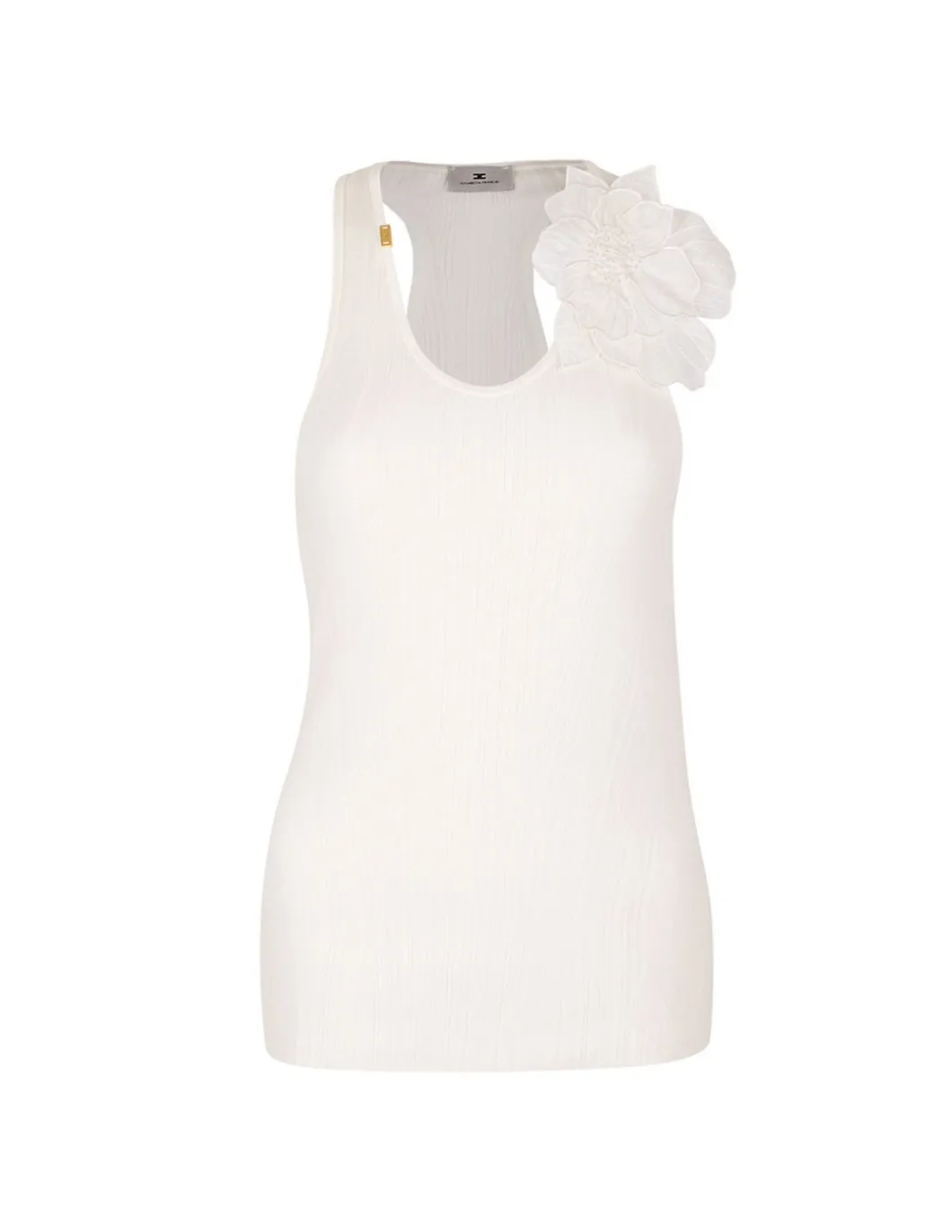 Rib-knit tank top
