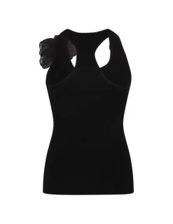 Rib-knit tank top
