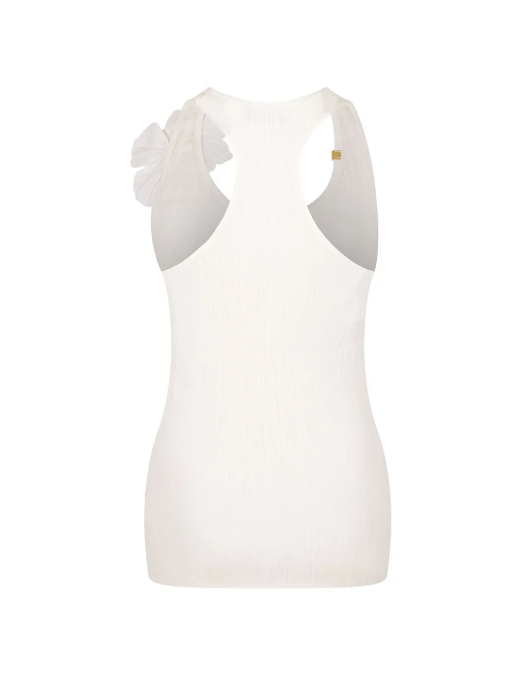 Rib-knit tank top