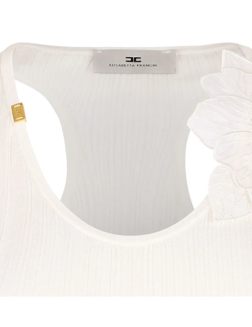 Rib-knit tank top