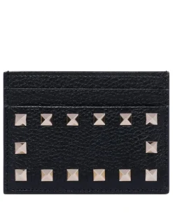 Rockstud black cardholder