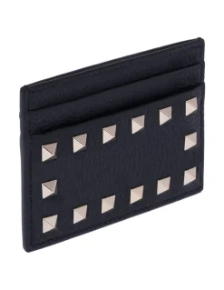 Rockstud black cardholder