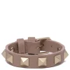 Rockstud leather bracelet